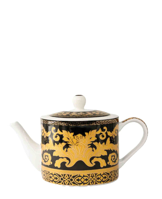 Jenna Clifford Grandeur Teapot - Black & Gold