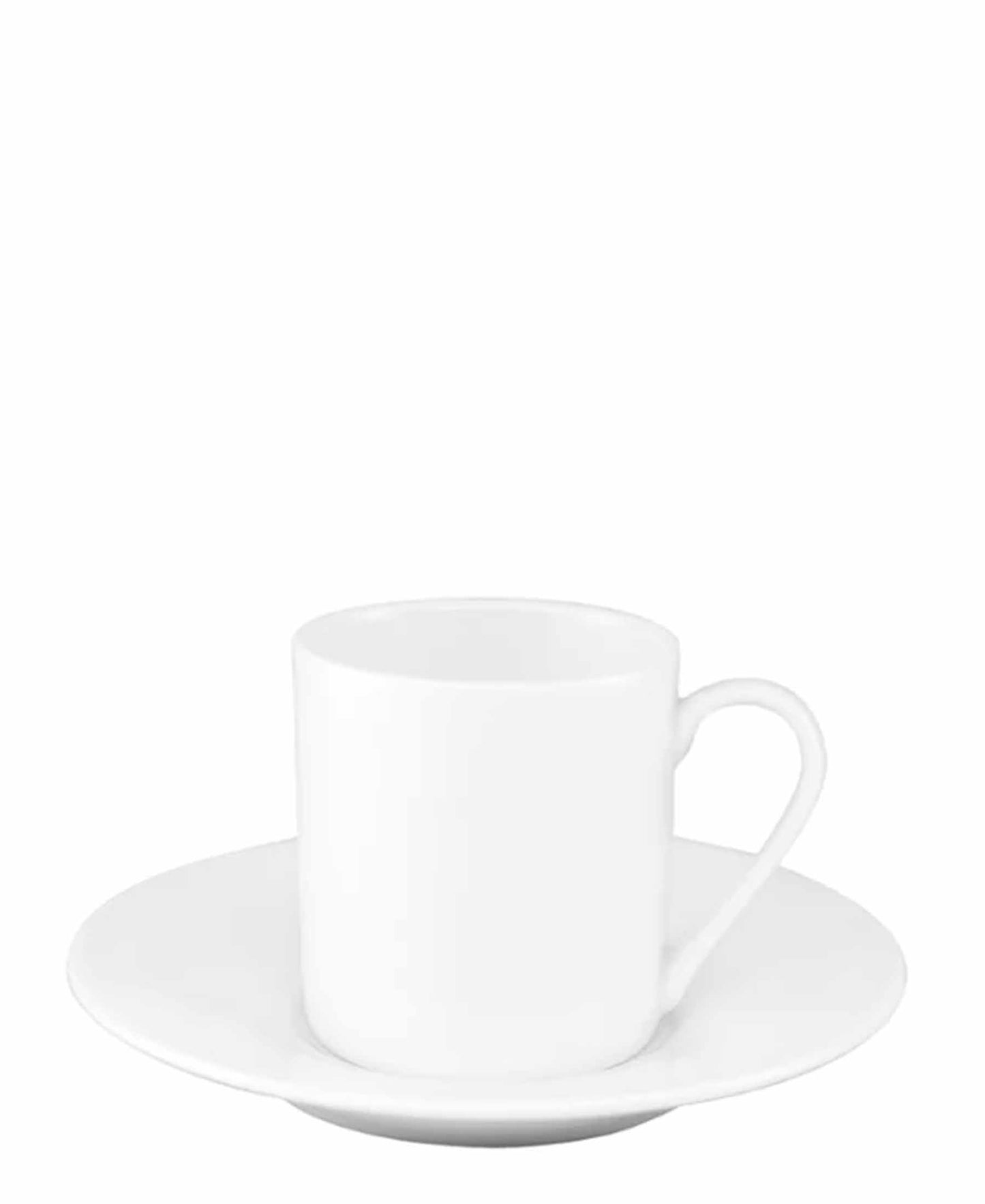 Jenna Clifford Espresso Cup & Saucer - White