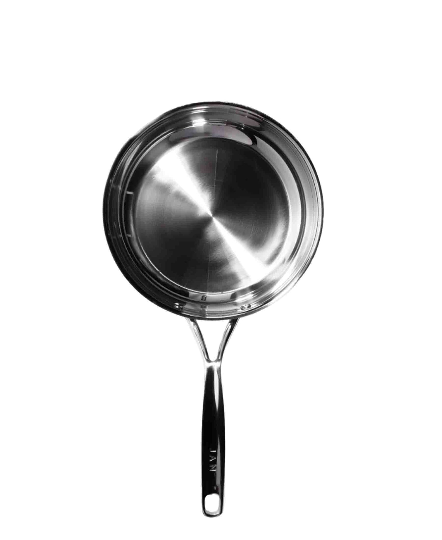 Jenna Clifford 28cm Stainless Steel Frying Pan - Silver