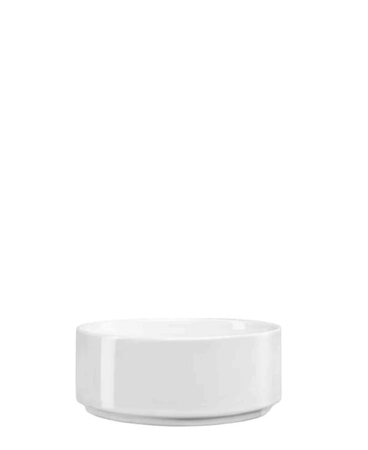 Jenna Clifford Flat Stackable Cereal Bowl - White