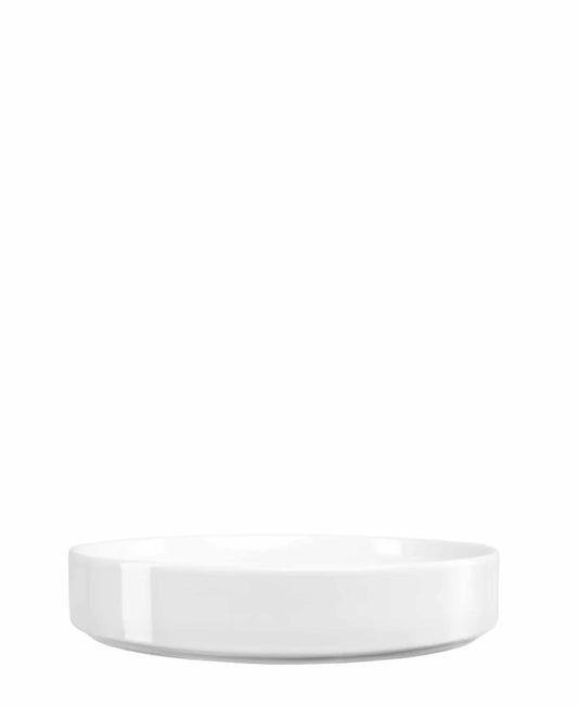Jenna Clifford Flat Stackable Pasta Bowl - White