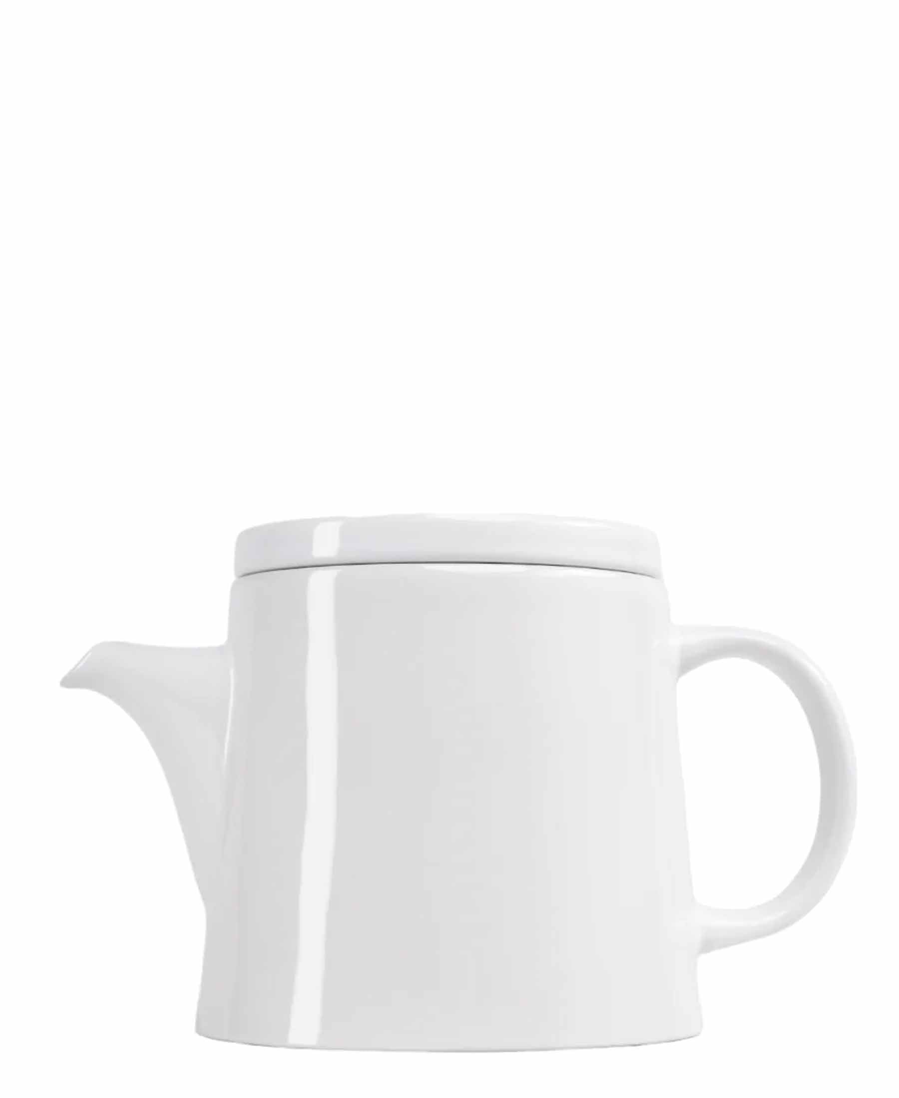 Jenna Clifford Flat Stackable Teapot - White