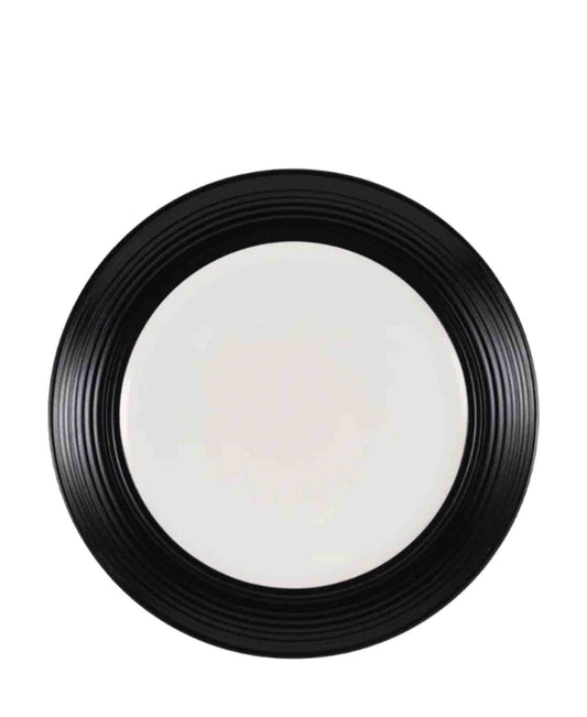 Jenna Clifford BlancNoir Dinner Plate - Black & White