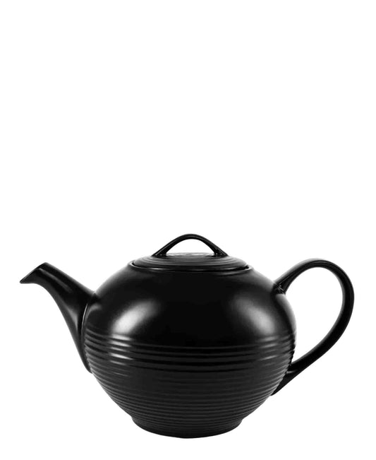 Jenna Clifford BlancNoir 1650ml Teapot - Black