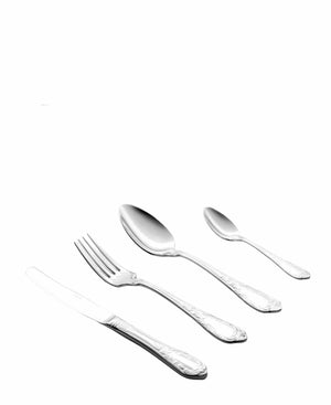 Jenna Clifford Pluto 16 Piece Cutlery Set - Silver