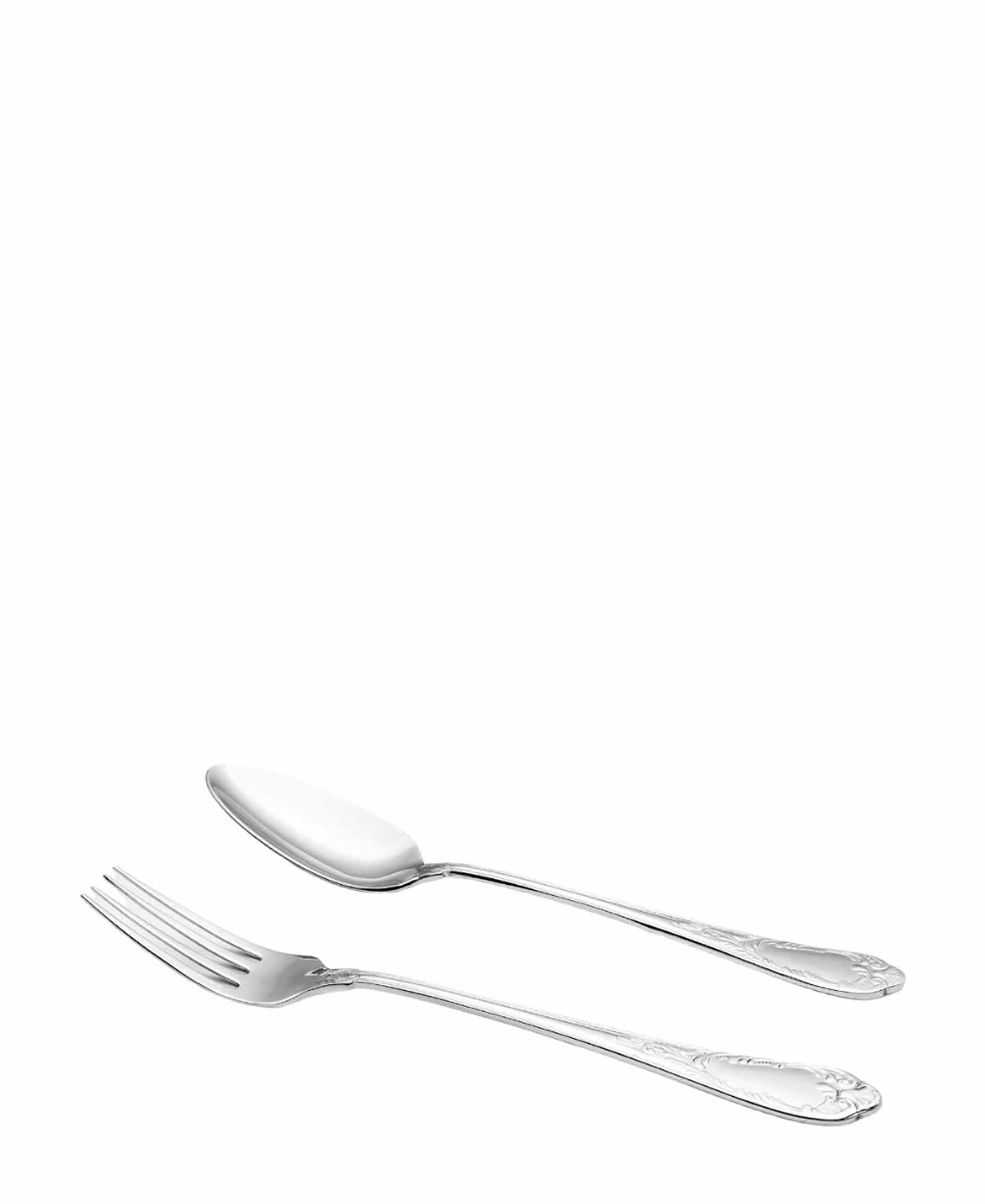 Jenna Clifford Pluto Salad Server Set - Silver