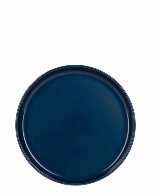 Jenna Clifford Flat Stackable Dinner Plate - Cobalt Blue