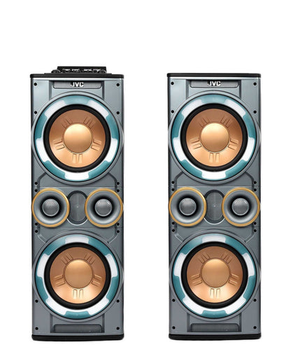 JVC 4800W Dual Active Speakers - Black