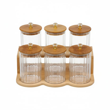 7 Piece Canister Set Clear