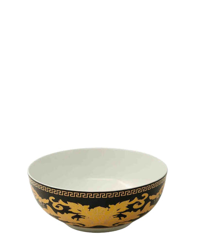 Jenna Clifford 4 Piece Grandeur Cereal Bowl Set - Black & Gold