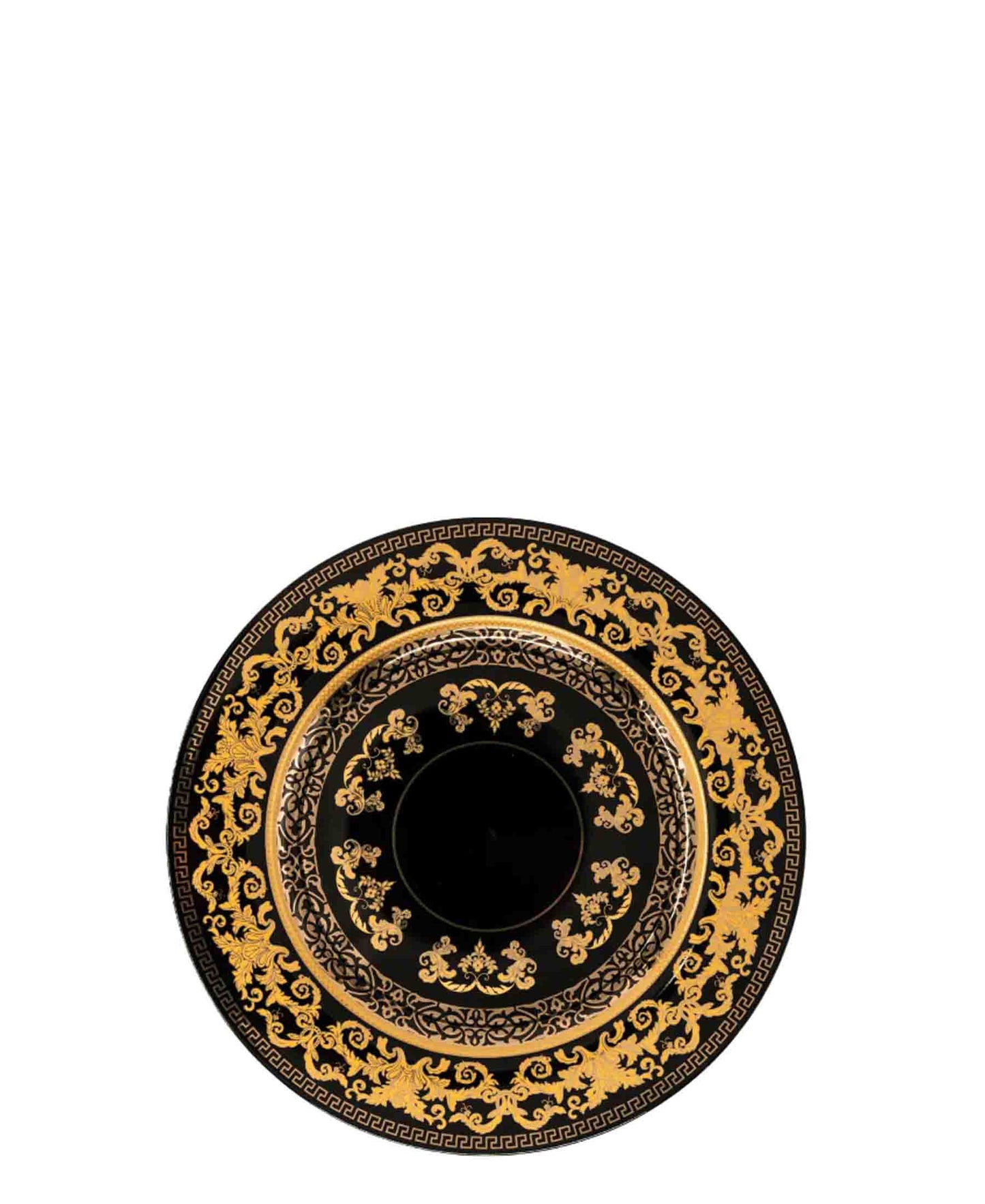 Jenna Clifford 4 Piece Grandeur Side Plate Set - Black & Gold