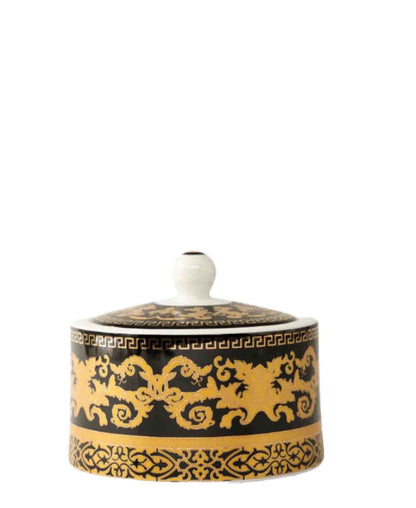 Jenna Clifford Grandeur Sugar Pot - Black & Gold