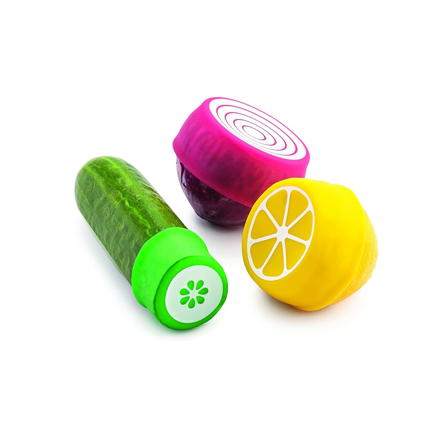 Joie 3 Piece Silicone Stretch Food Cover Set Assorted