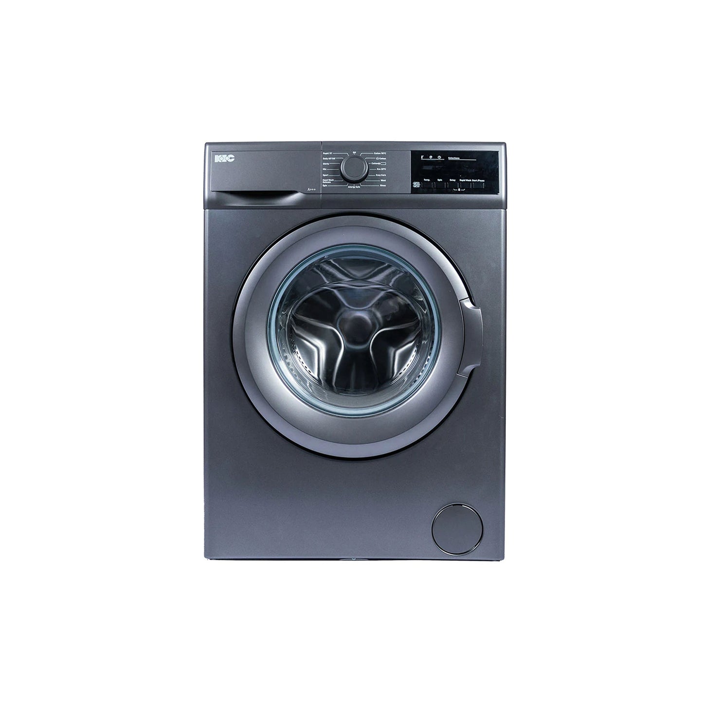 KIC 6kg Front Loader washing machine – Dark Grey