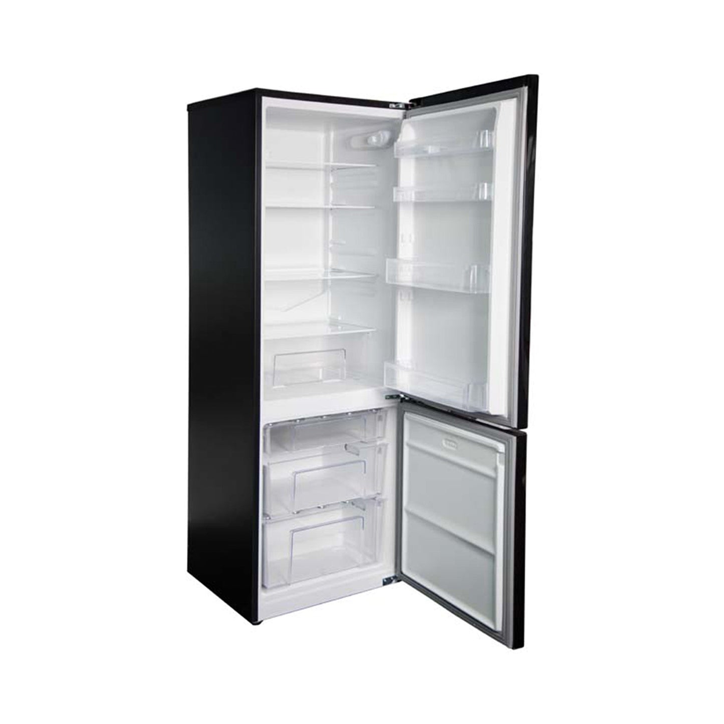 KIC Combination Fridge Freezer Metallic 314L KBF 635/2 - Grey