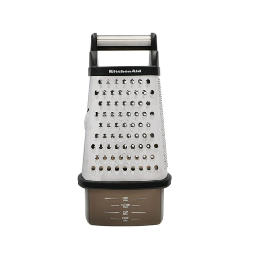 KitchenAid Universal Box Grater With Measuring Cups Stainless Steel