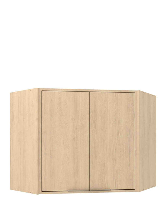 Exotic Designs Karine Top Corner Unit - Walnut & Black