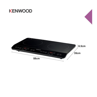 Kenwood Double Plate Induction Cooker Black