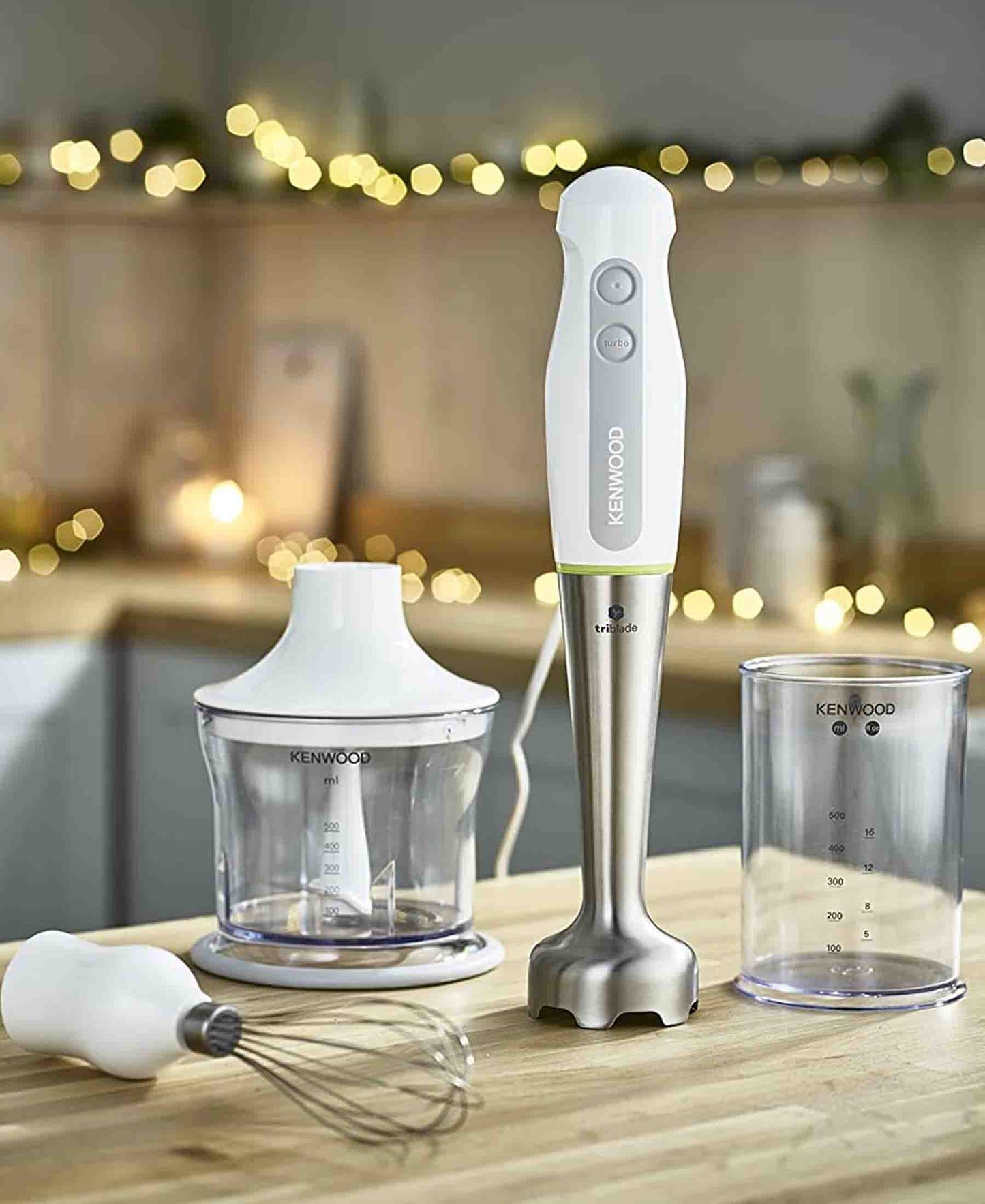 Kenwood Triblade Hand Blender 600W - White