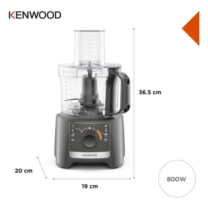 Kenwood MultiPro Compact Food Processor & Blender Grey