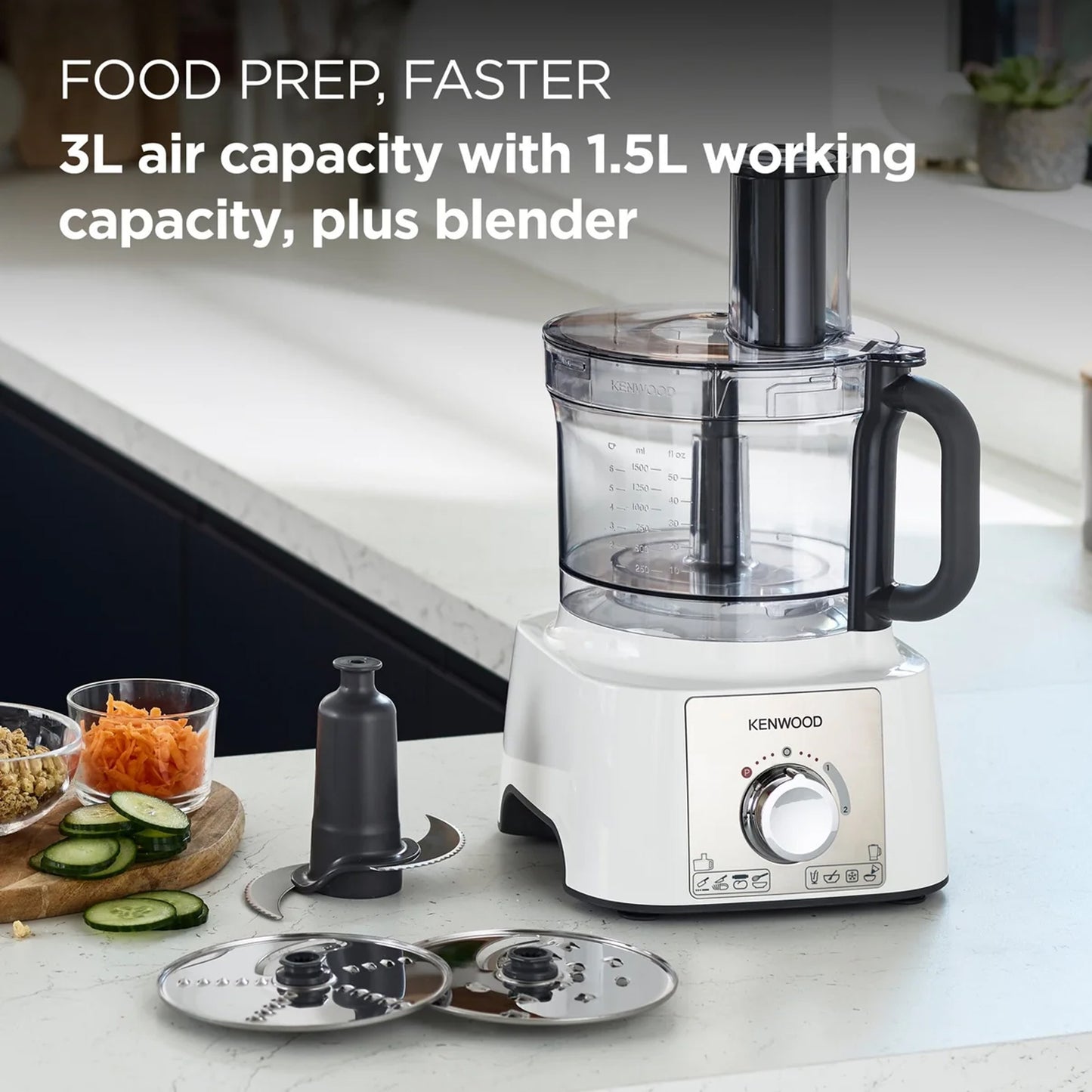 Kenwood MultiPro Express 3Lt Food Processor White