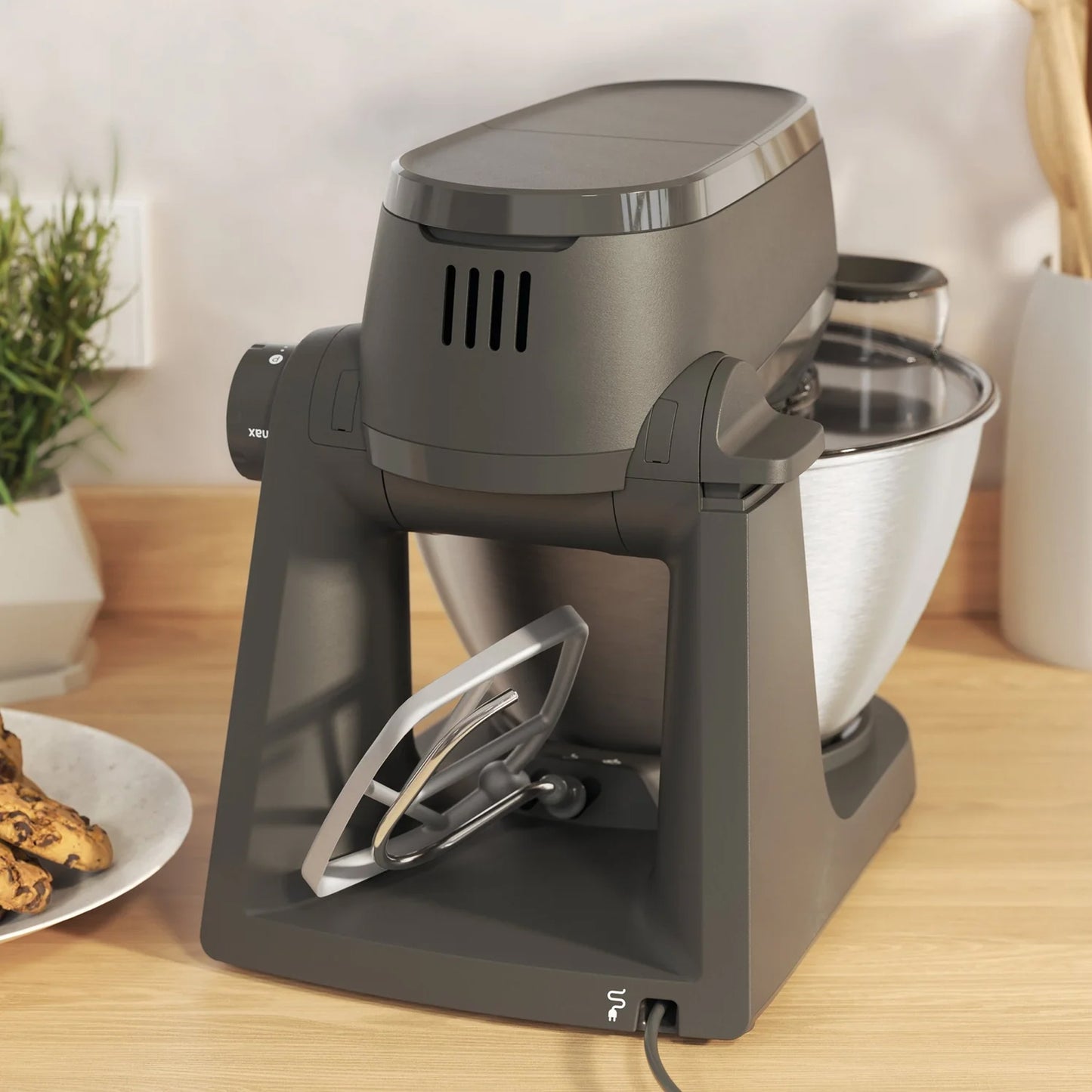Kenwood Multi Tasker 4.3Lt Stand Mixer With Food Processor & Blender Grey