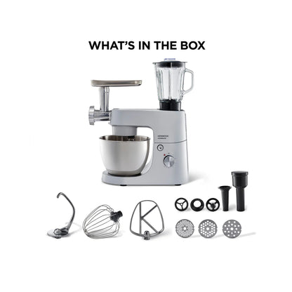 Kenwood HomeBake Stand Mixer + Blender & Mincer Silver