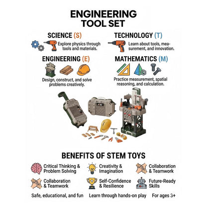 3-in-1 Tool Play Set