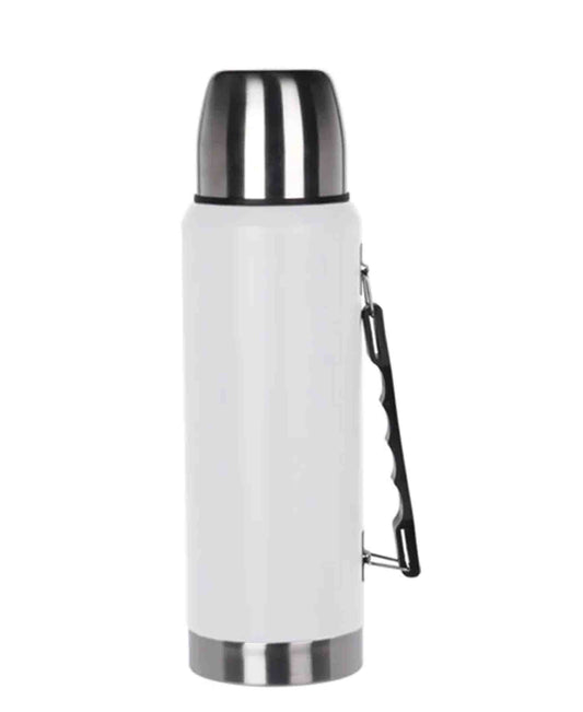 Kitchen Life 1Lt Vacuum Flask - White