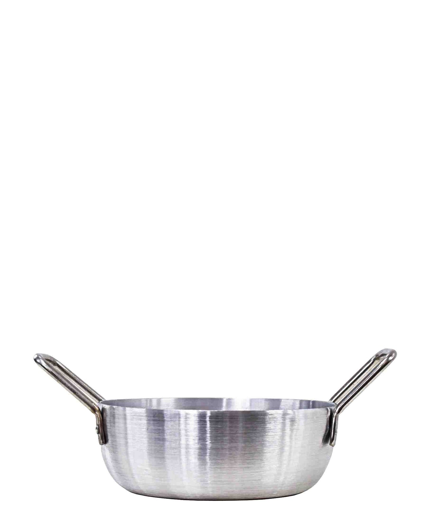 Kitchen Life 20cm Polished Karahi - Silver