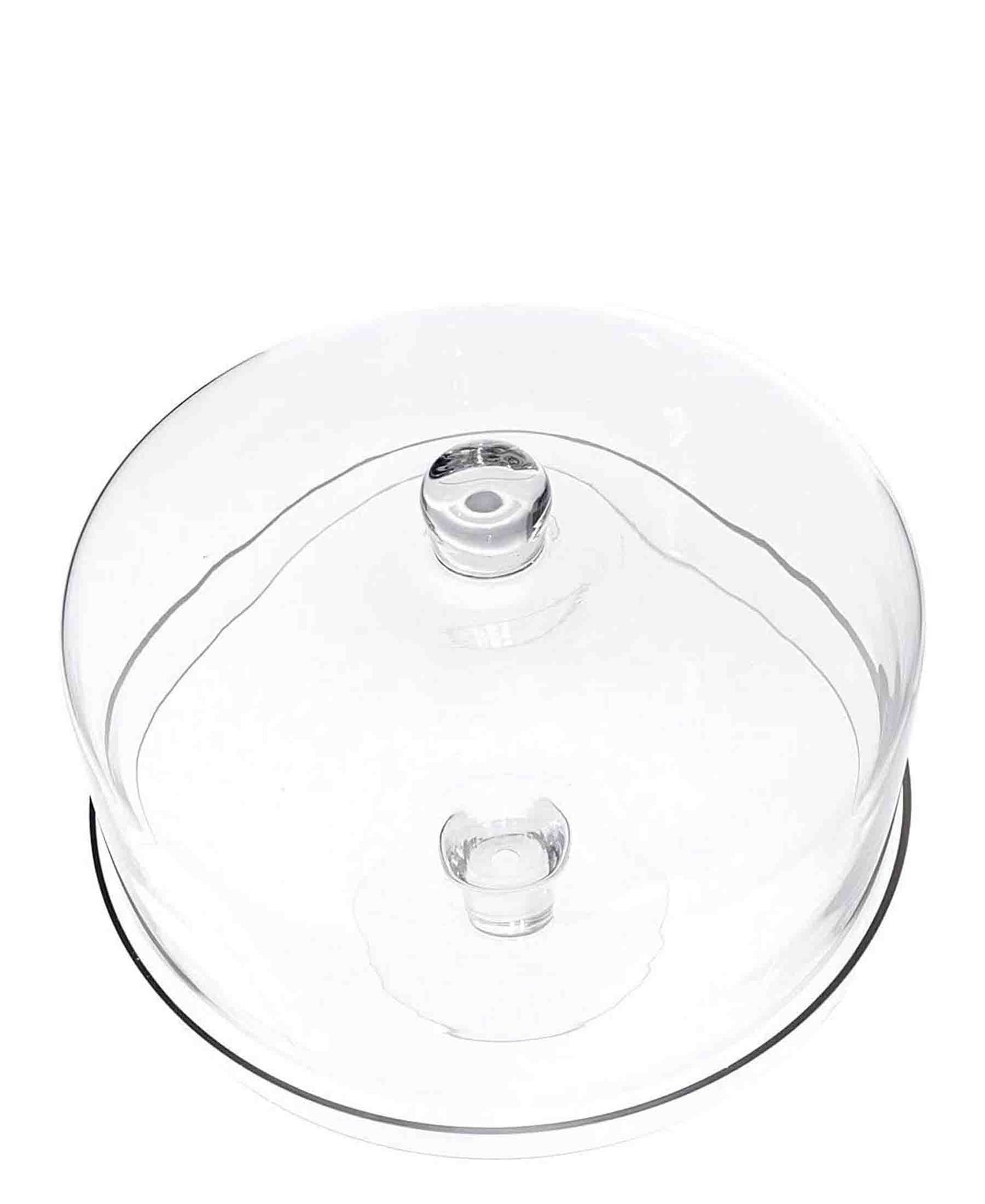 Kitchen Life 30cm Glass Cake Stand With Dome - Clear