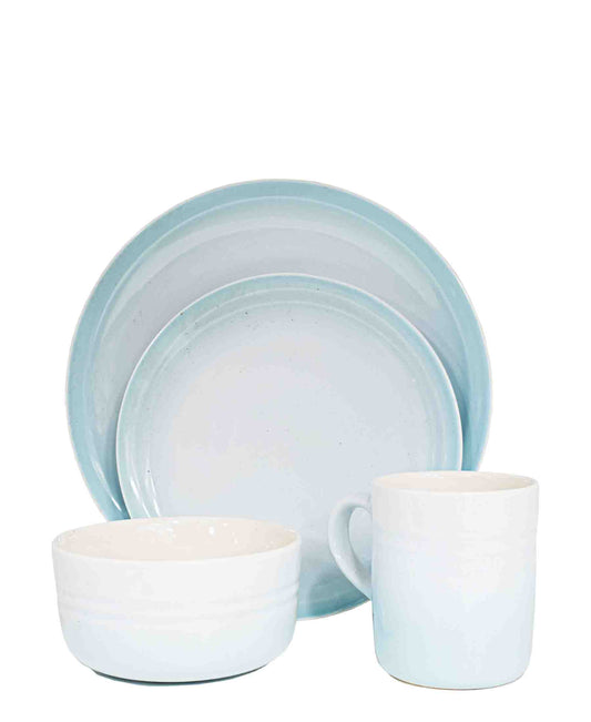 Kitchen Life 4 Piece Dinner For One Set - Blue