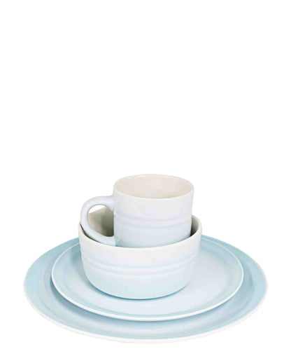 Kitchen Life 4 Piece Dinner For One Set - Blue