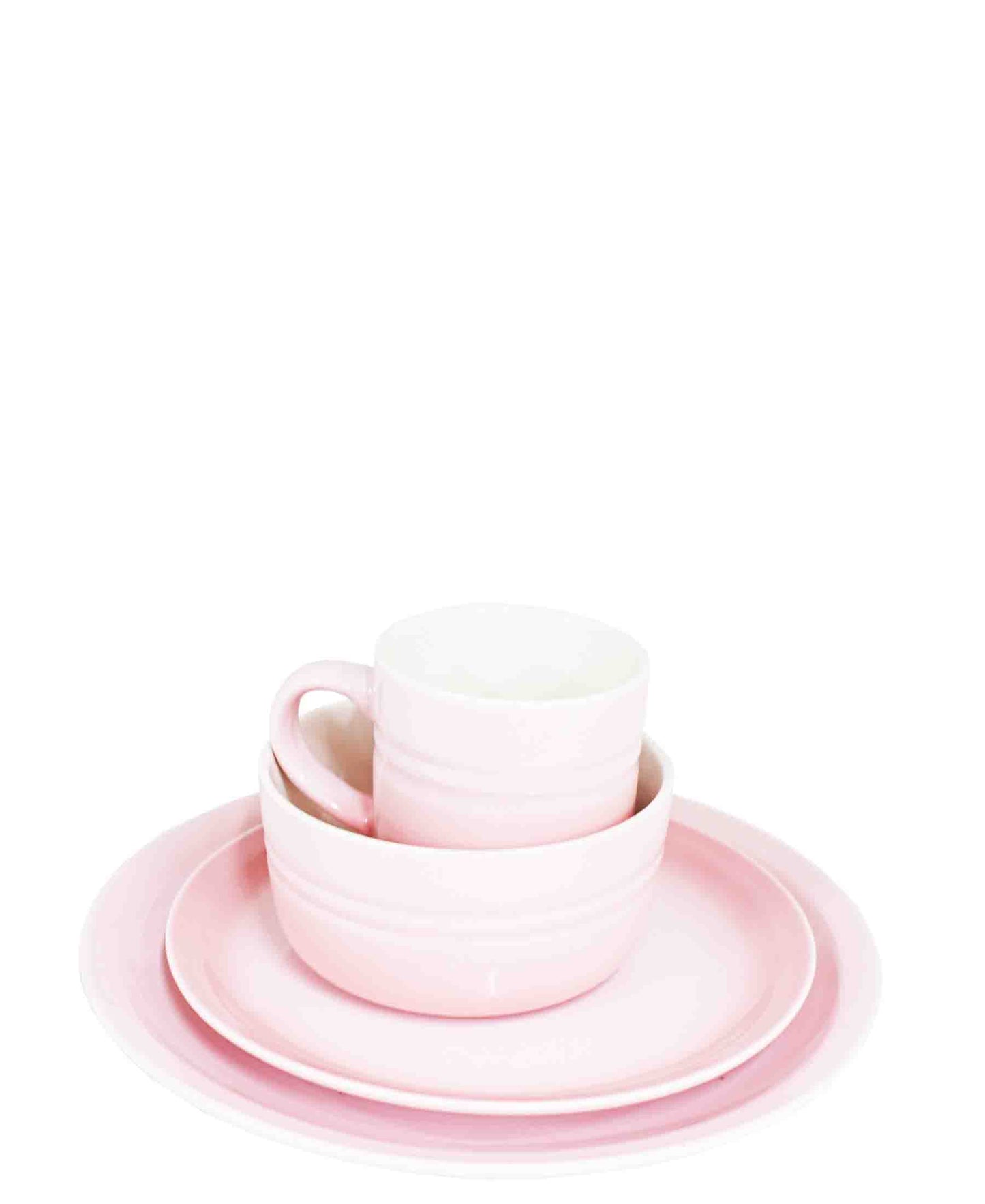 Kitchen Life 4 Piece Dinner For One Set - Pink