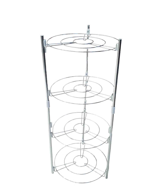 Kitchen Life 4 Tier Pot Stand - Silver