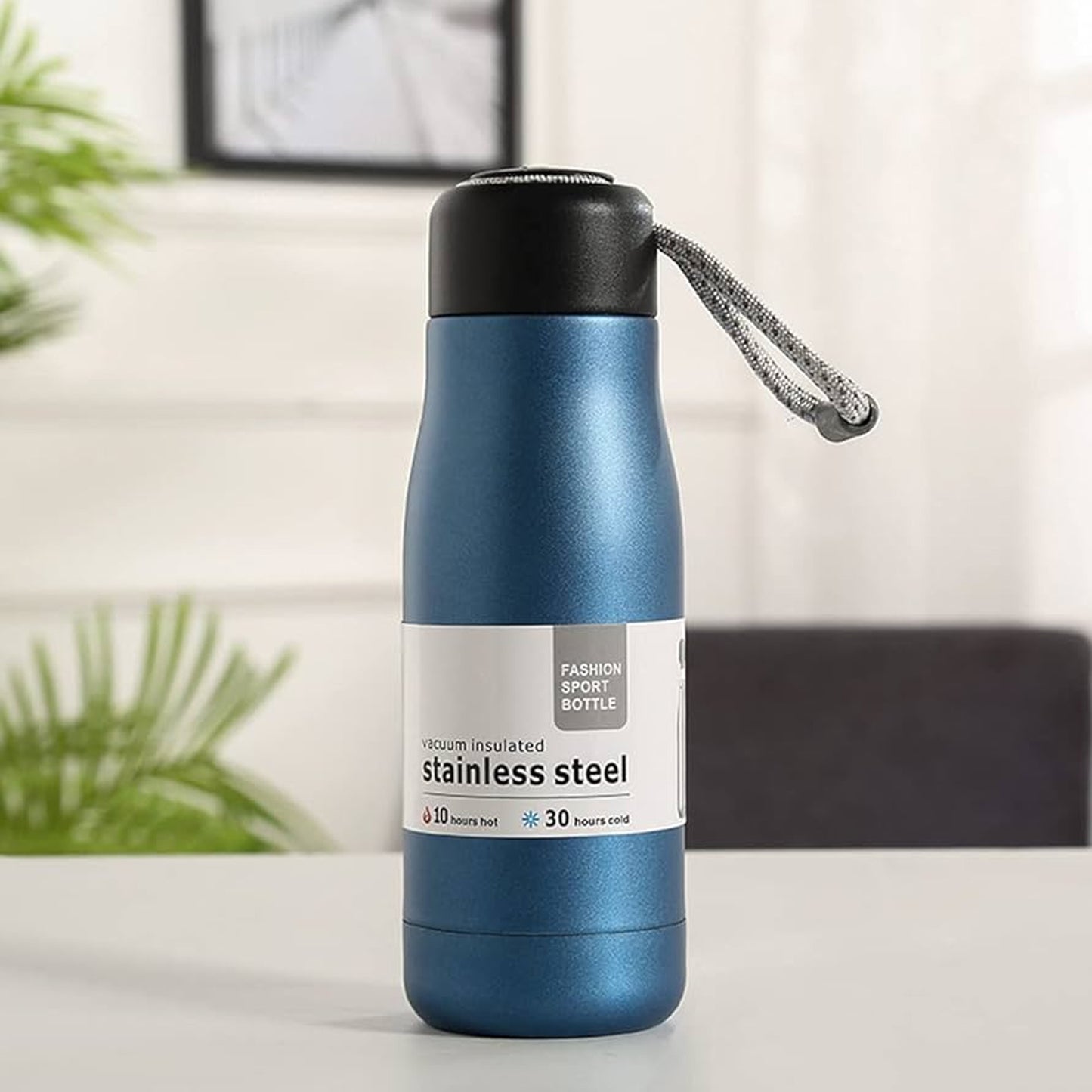 Kitchen Life 420ml Double Wall Flask Blue