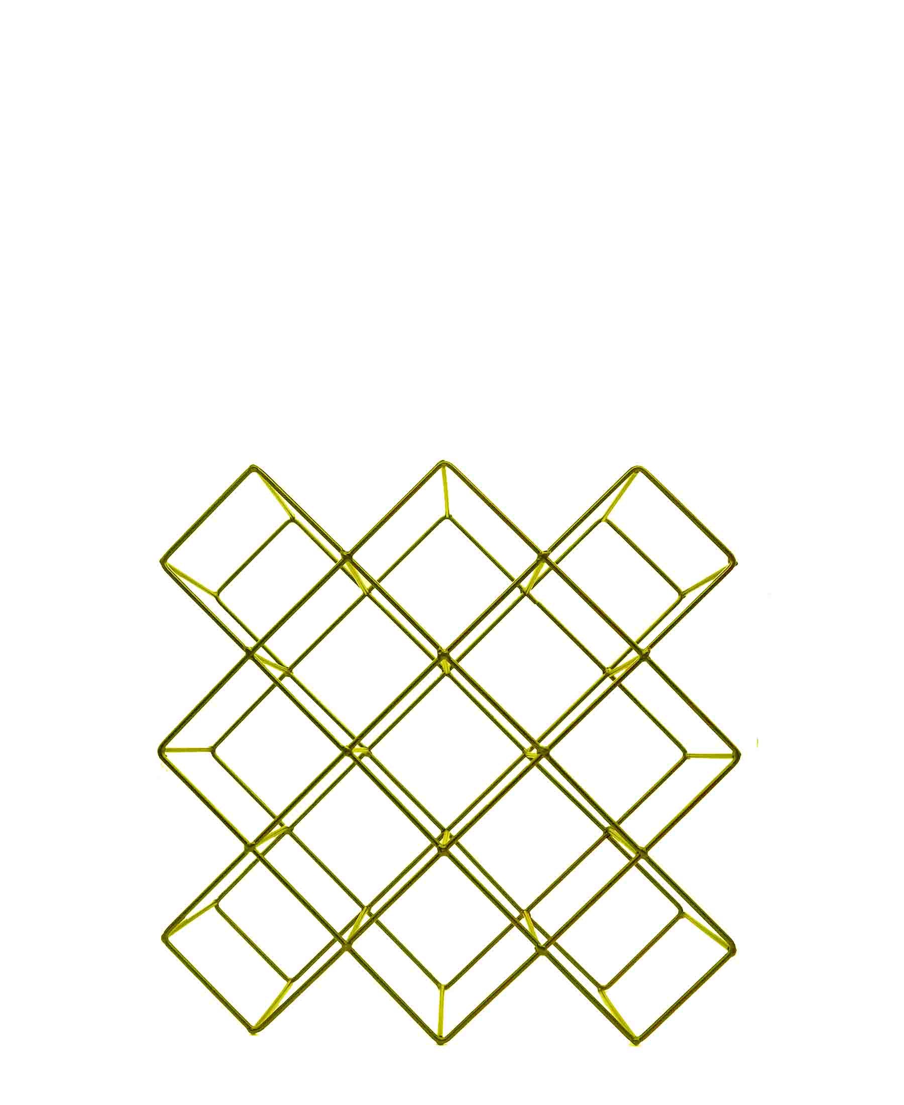 Kitchen Life Metal Wine Rack Gold The Culinarium