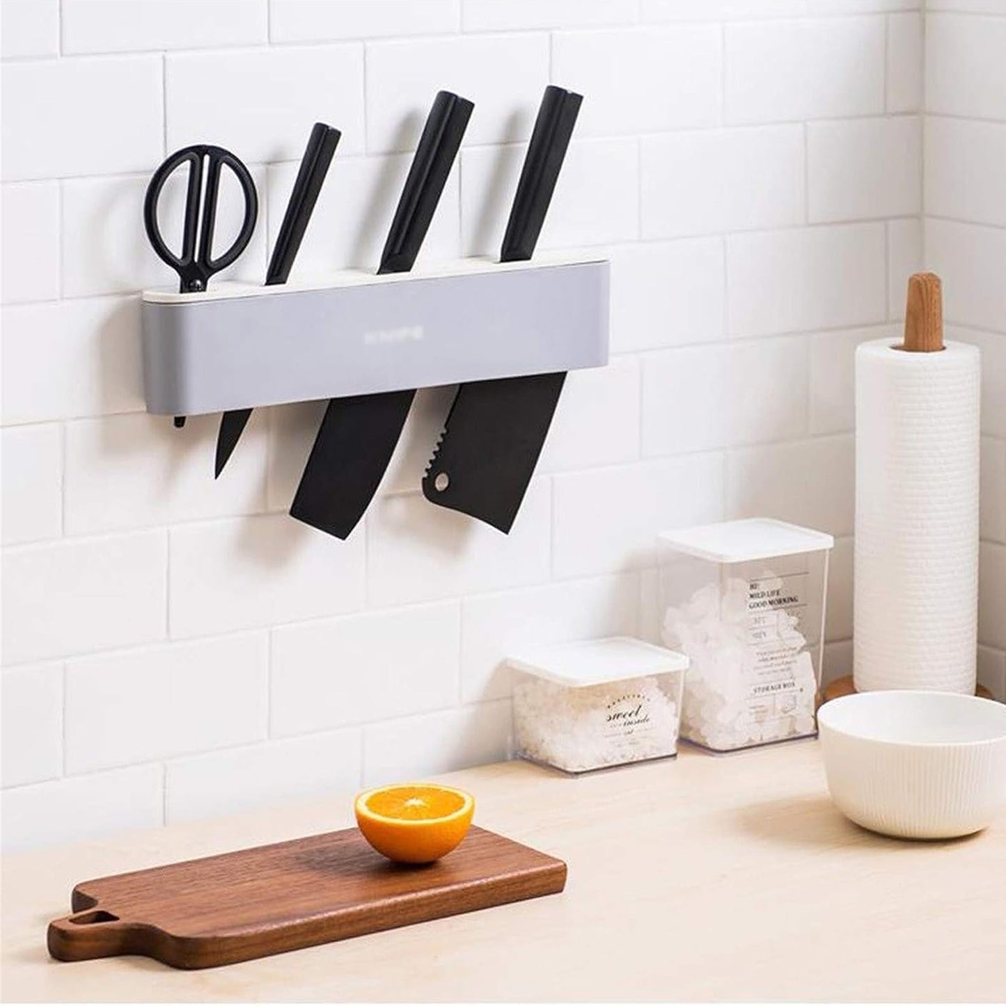 Kitchen Life Utensil Rack Grey