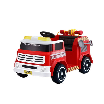 Fire Rescue Kids Electric Ride-On Fire Truck with Water Gun - L911L Pro
