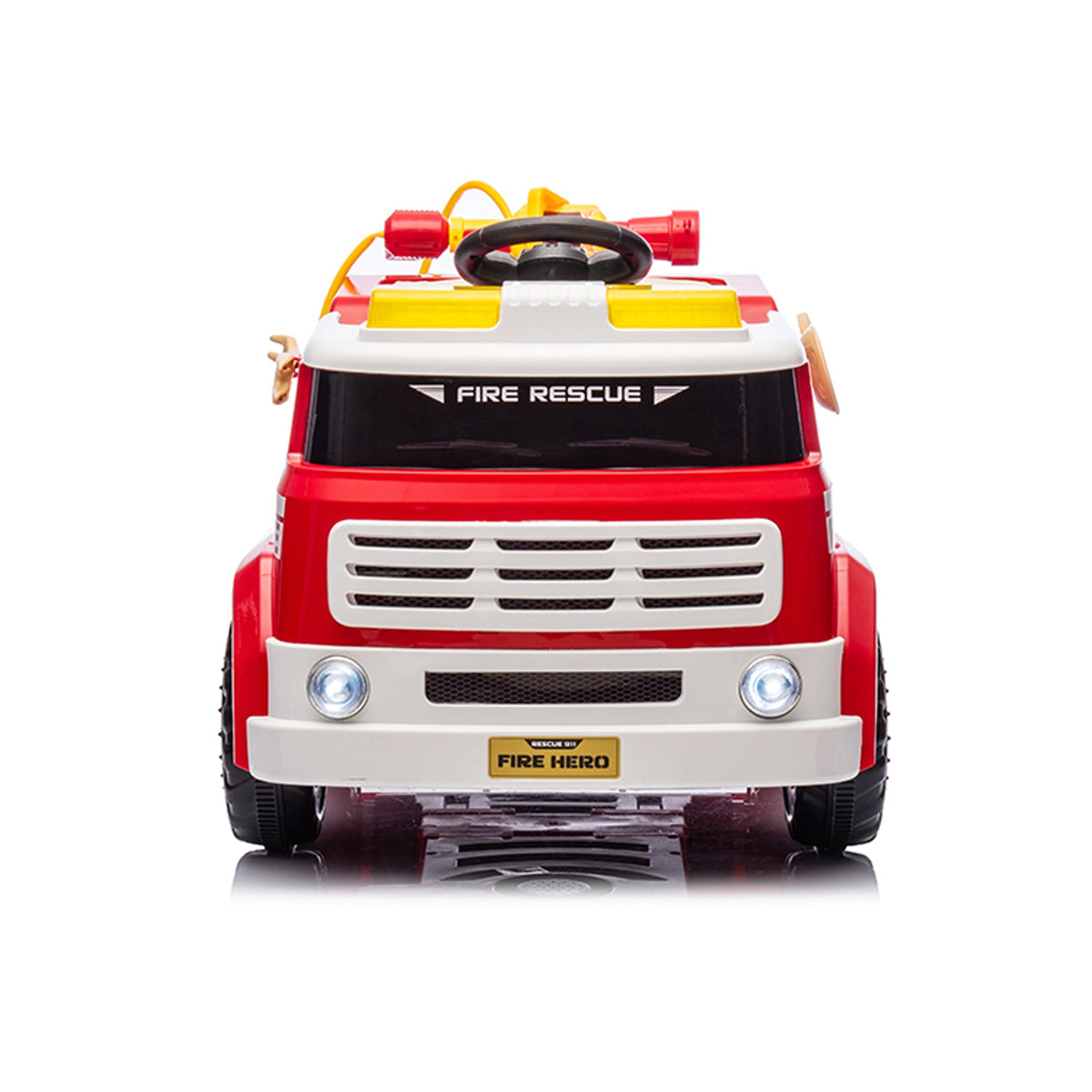 Fire Rescue Kids Electric Ride-On Fire Truck with Water Gun - L911L Pro