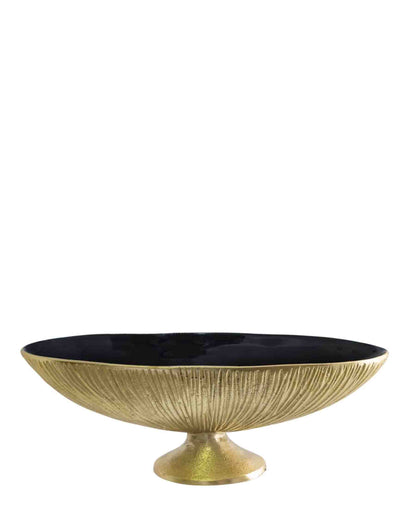 Urban Decor Acra Oval Bowl - Gold & Blue