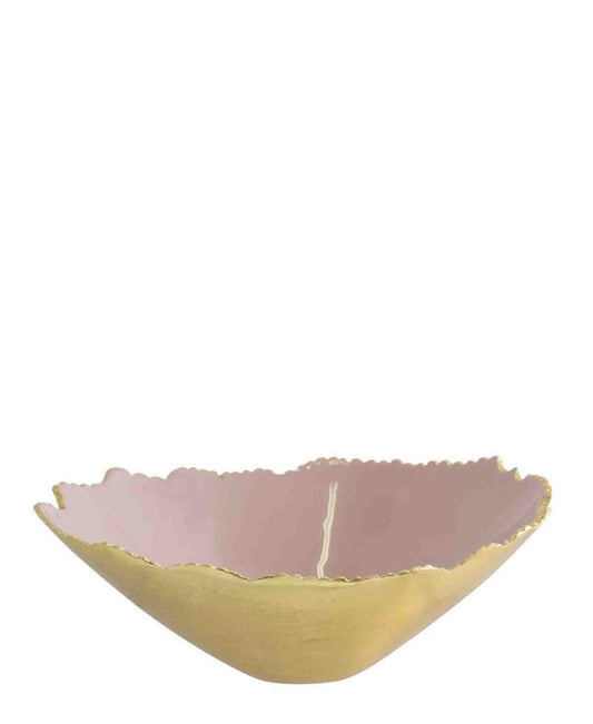 Urban Decor Kaley Bowl - Gold & Pink