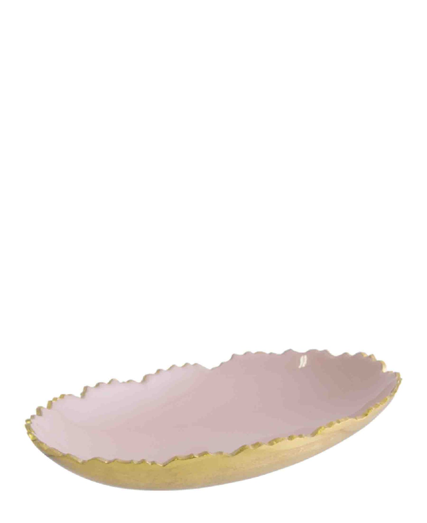 Urban Decor Kaley Tray - Gold & Pink