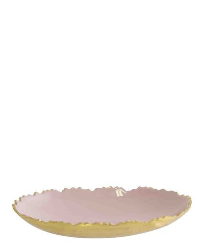 Urban Decor Kaley Tray - Gold & Pink