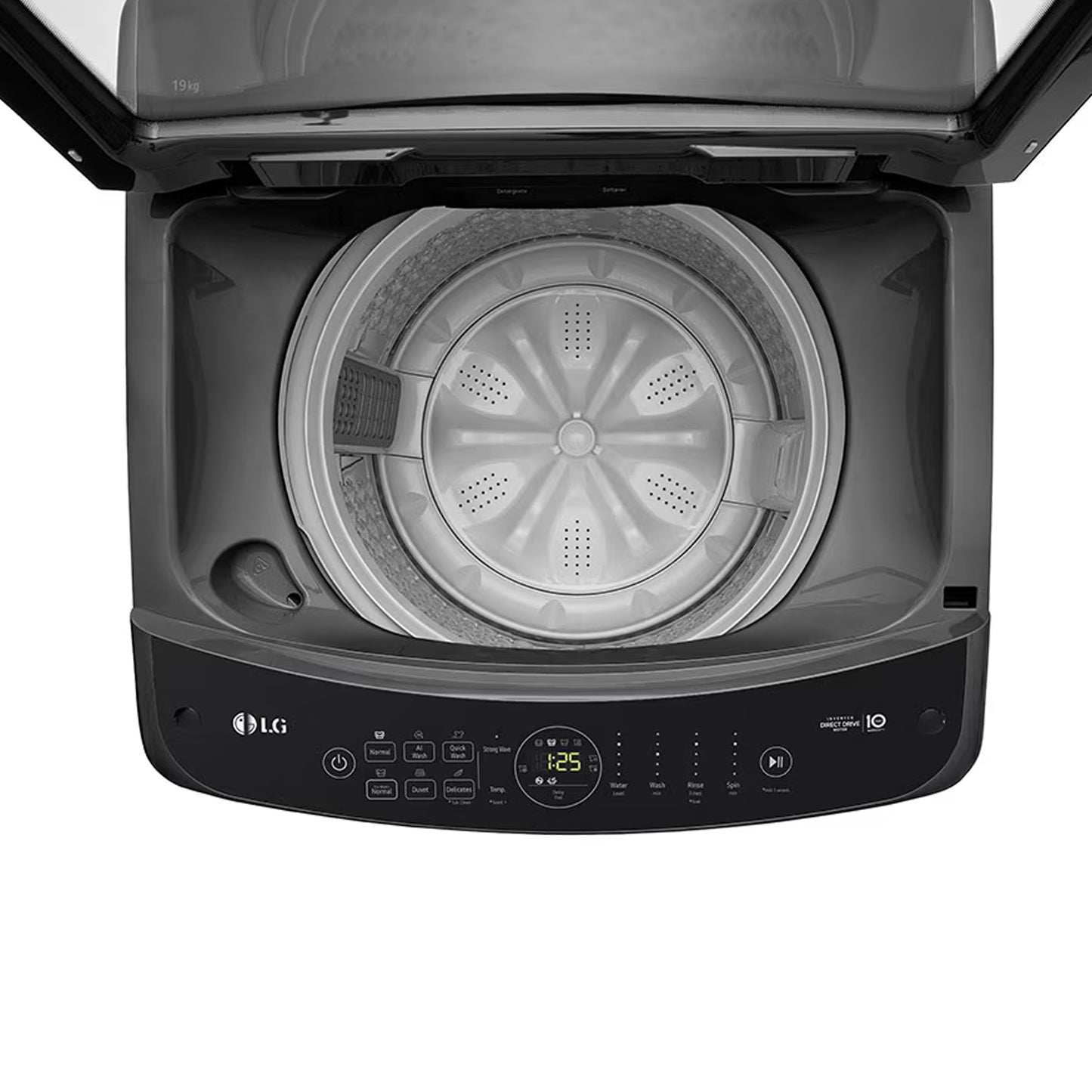 LG 19kg Top Loader Washing Machine with AI DD™ Black