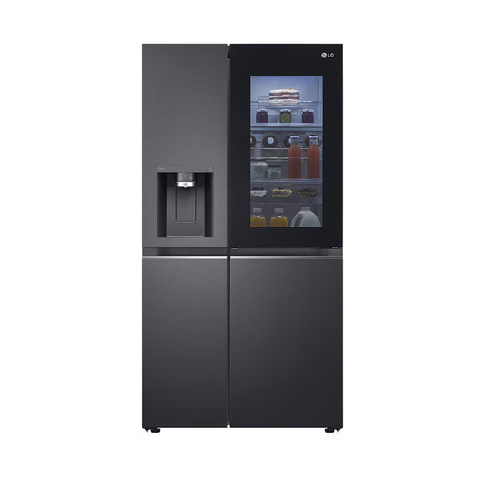 LG 611Lt Side By Side Instaview Fridge Black