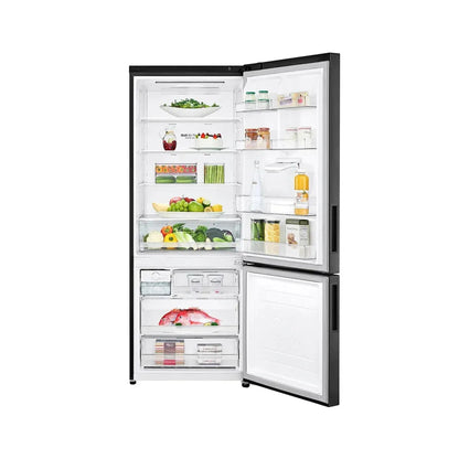 LG Inverter Linear Compressor Combi Fridge Freezer Black