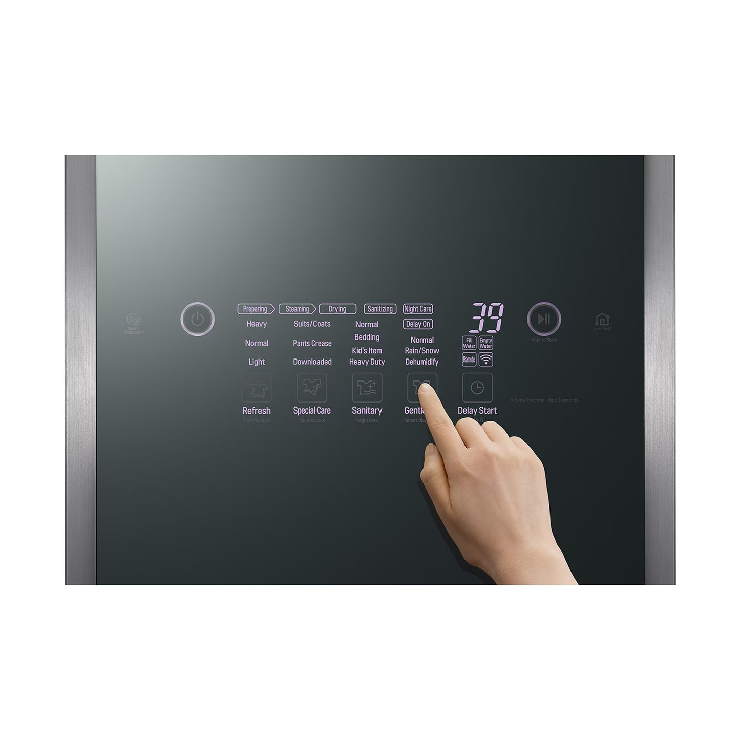LG Styler Essence Mirrored Finish with SmartThinQ Silver