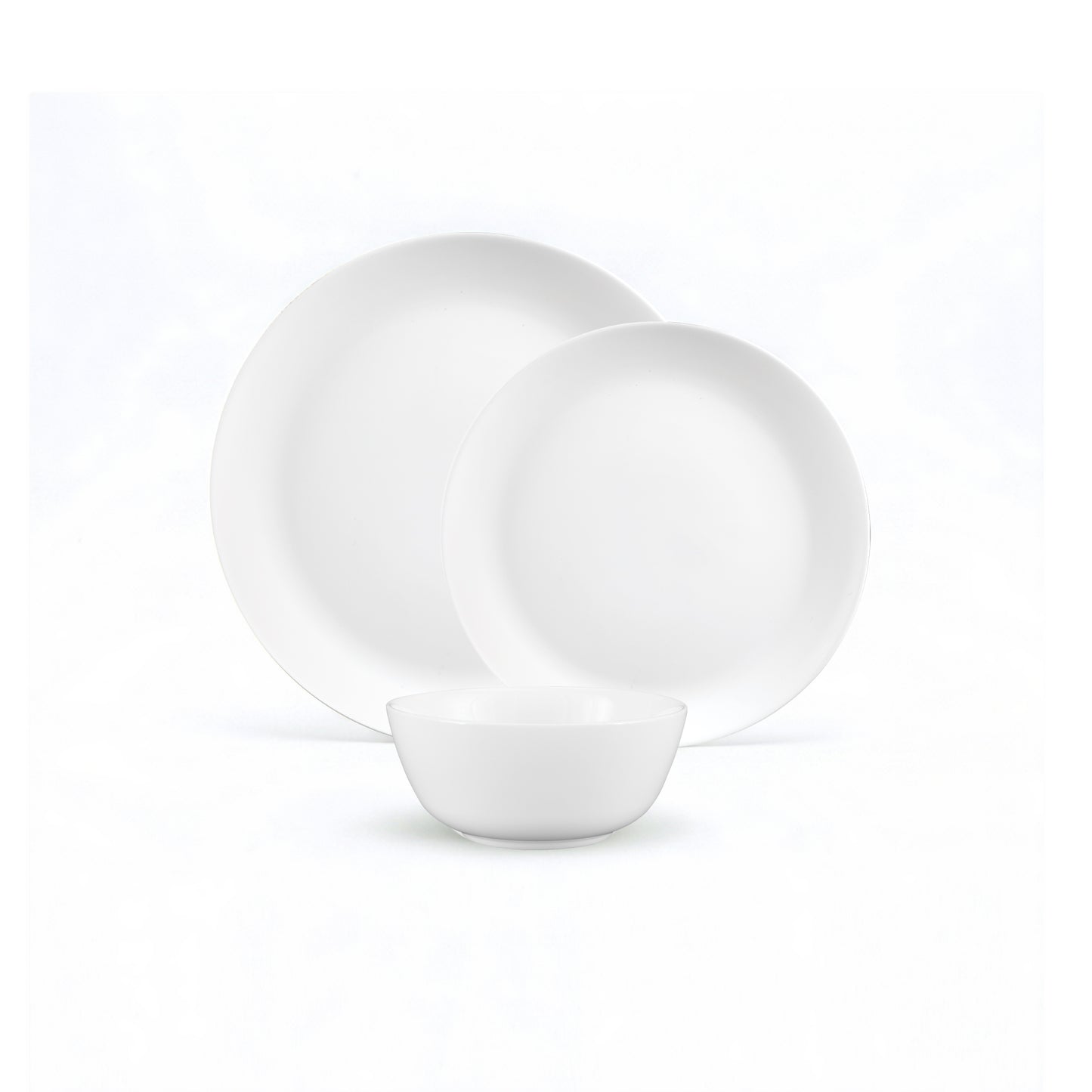 La Opala Cosmo 12 Piece Dinner Set White