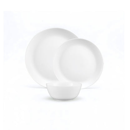 La Opala Cosmo 12 Piece Dinner Set White